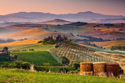 Peisajul toscan al Italiei, pe drum!