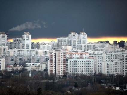 Moszkvai hurrikán sokemeletes épületek erősíthetik a szél - Moszkva