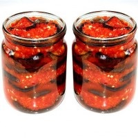 Jam din legume - din roșii, castraveți și vinete