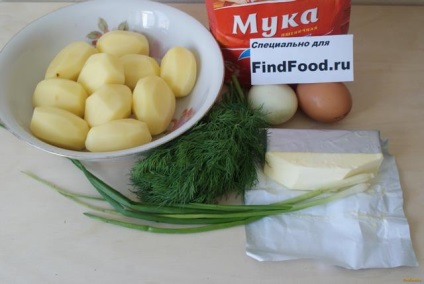 Vareniki burgonyával és gyógynövényes receptekkel fotóval