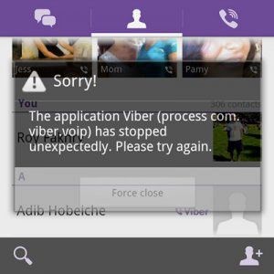 Viber nu funcționează, de ce viber nu pornește și nu se conectează la rețea