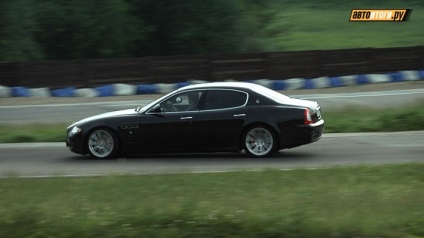 Video pe drumul maserati quattroporte s (maserati quattroport), recenzie și recenzii