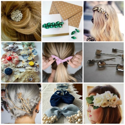 Hairpins cu mâinile noastre - creați accesorii originale