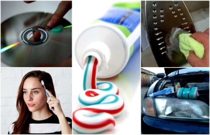 19 Probleme de uz casnic, pentru a face față cu care va ajuta un tub de pasta de dinti, la naiba