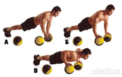 6 Versiuni complicate de push-up - utile