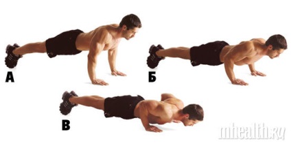 6 Versiuni complicate de push-up - utile