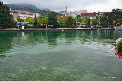 Annecy (annecy), Franța se plimbă în jurul orașului, castelul, lacul Annecy