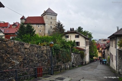 Annecy (annecy), Franța se plimbă în jurul orașului, castelul, lacul Annecy