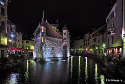 Annecy (annecy), Franța se plimbă în jurul orașului, castelul, lacul Annecy