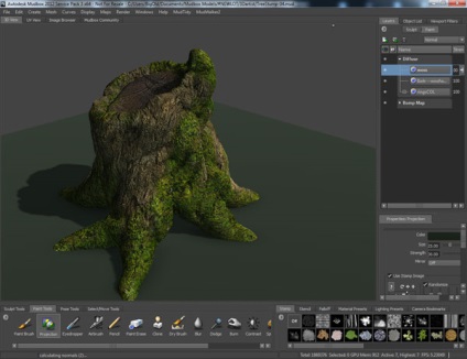 Textură rapidă în mudbox, 3dpapa