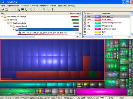 Fișiere mari de statistici antivirus Kaspersky