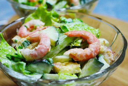 Salata cu varza Peking cu creveti - cele mai bune feluri de vitamine