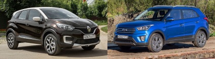 Какъв по-добър Каптур Renault или Hyundai Крит сравни евтини кросоувъри