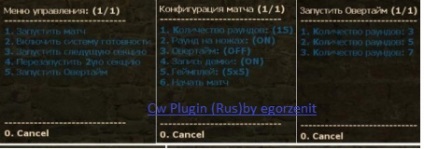 Cw plugin rus de egorzenit - alte pluginuri - fișiere - toate pentru css cs go și lumea rezervoarelor