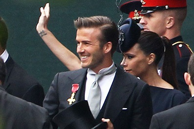 David Beckham este jenat la nunta regala