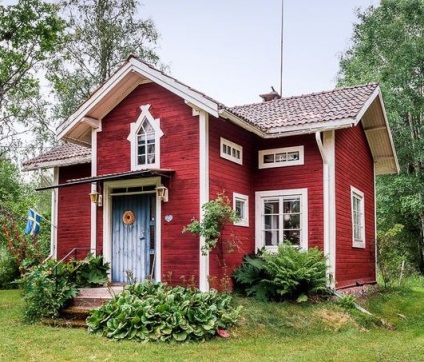 Házak skandináv stílusban - norvég házak, ötleteim nyári rezidenciára és kertre