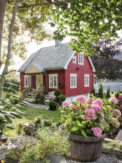 Házak skandináv stílusban - norvég házak, ötleteim nyári rezidenciára és kertre