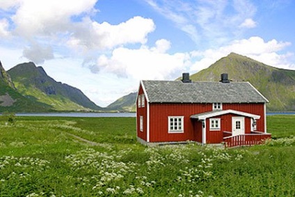 Case în stil scandinav - Case norvegiene, idei pentru o reședință de vară și o grădină