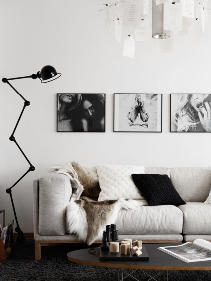 Casa în stil scandinav, design în interior