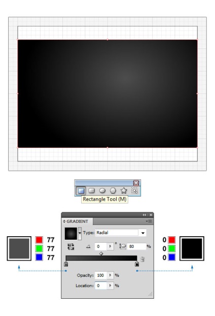 Elektronikus áramkör az Adobe illusztrátorban