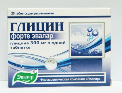 Glicina la modul de administrare și cât de mult este necesar să beți glicina în distonie vegetativ-vasculară