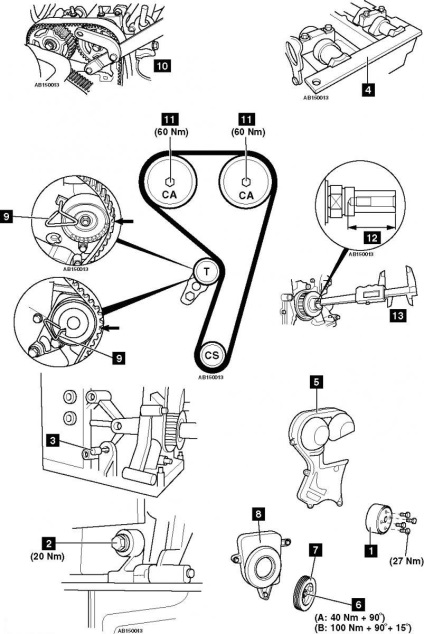 Grilă ford focus ii, fiesta, etichete de fuziune 1, 4 fxja, asda, asdb