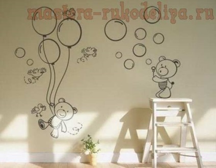 Idei pentru decorarea pereților în camera copiilor