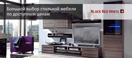 Internet-magazin de mobilier alb negru roșu - cumpara mobilier ieftin în Moscova și în alte orașe