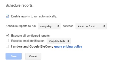 Cum se integrează Google bigquery cu bi-platforme și foi de calcul