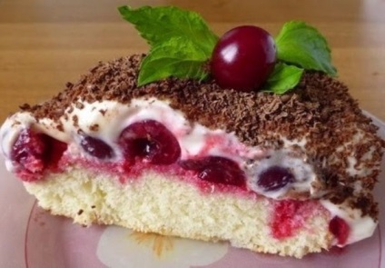 Hogyan cserélni egy cseresznye torta egy kellemes és szellős textúra