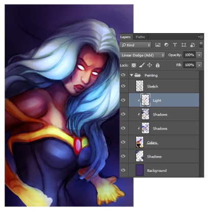 Cum de a desena un portret digital al unui super-erou în Adobe Photoshop