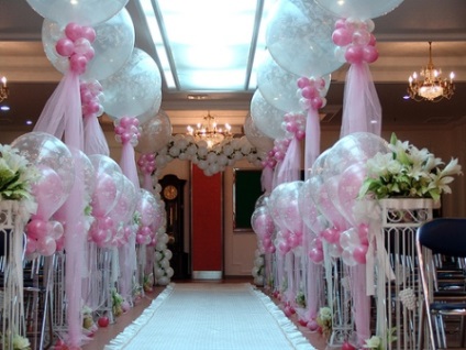 Ce culoare să alegeți pentru decorarea sălii cu bile pentru nuntă?