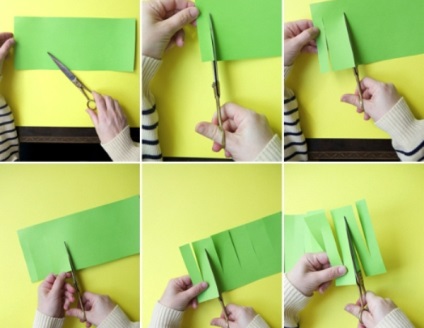 Hogyan készítsünk papírkötényeket saját kezével otthon