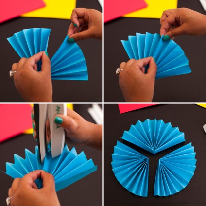 Cum se face un cerc de film 3-D de hârtie