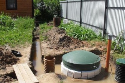 Cum se face un rezervor septic dacă există aproape apă subterană în teren
