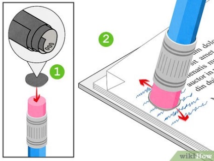Cum să ștergeți cerneala din hârtie
