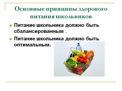 Imagini ale alimentelor sănătoase școlare