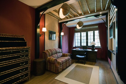 Stilul colonial în interior, designul camerei de zi, bucătărie, dormitor și alte camere