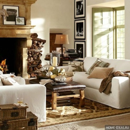 Gyarmati stílus a nappali, hálószoba, konyha belső dekorációjában
