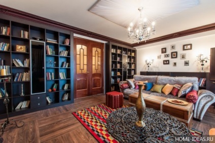 Stilul colonial în decorarea interioară a livingului, dormitorului, bucătăriei