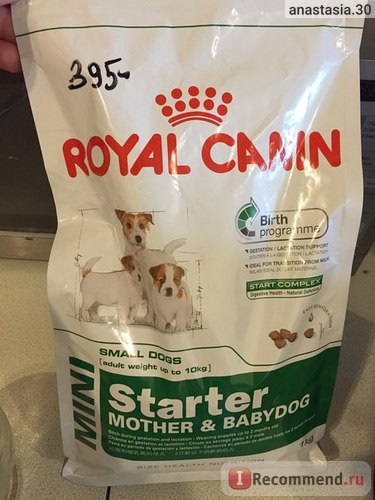 Câine de hrană pentru câini canin regină mini starter (catelus sub 2 luni, catelusi gravide si care alapteaza) - 