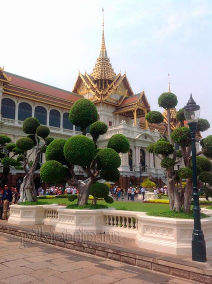 Királyi palota Bangkok - nagy palota és a templom a smaragd Buddha (Wat kra keo)