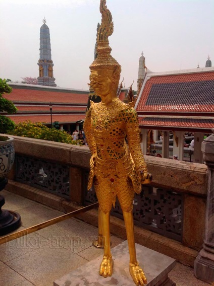 Palatul regal din Bangkok - palatul mare și templul lui Buddha de smarald (Wat kra keo)