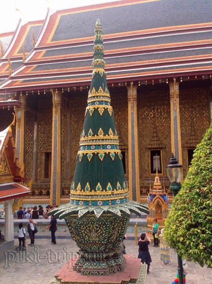 Királyi palota Bangkok - nagy palota és a templom a smaragd Buddha (Wat kra keo)