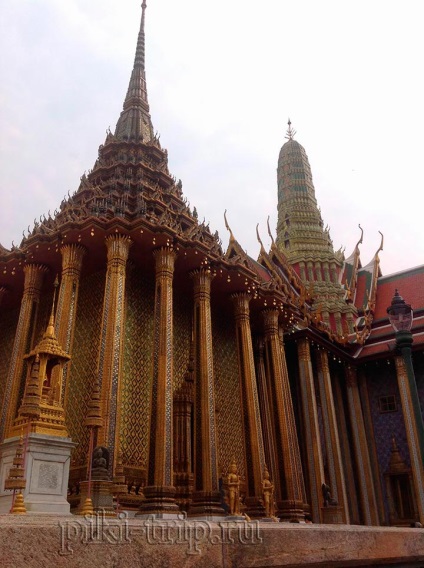 Királyi palota Bangkok - nagy palota és a templom a smaragd Buddha (Wat kra keo)