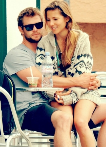 Chris Hemsworth și soția lui