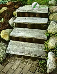 Kőből készült lépcsők a kertben, kő lépcsők a tájtervezésben, hogyan készítsünk gyönyörű lépcsőt