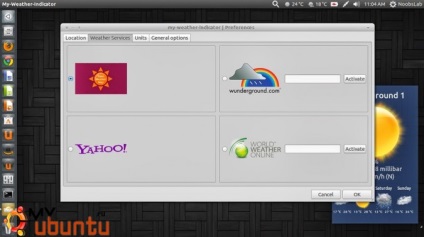 Cel mai bun indicator de vreme pentru programele ubuntu