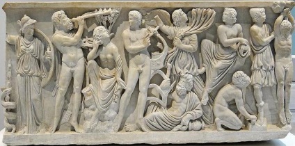 Mitologia - mitul lui Daphne, coroana de laur a lui Apollo, nimfa lui Clitia, Musaget, puternica Marcia, regele midasului