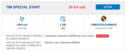 Internetul mobil în Italia - ce simku să cumpere prețurile, alegerea operatorului și tariful